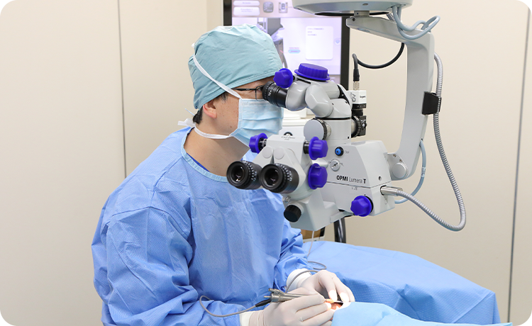 日帰り白内障・緑内障手術に対応